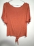 Camiseta Laranja com nó - comprar online