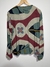 Blusa Manga Longa Verde Estampada - comprar online