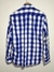 Camisa Sergio K Manga Longa Xadrez Azul - comprar online