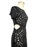 Vestido Vazado Raizz Preto e Bege - comprar online