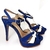 Sandália Schutz Azul e Branco Meia Pata - comprar online