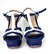 Sandália Schutz Azul e Branco Meia Pata - loja online