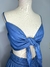 Conjunto Cropped e Calça Pantalona Azul Petróleo na internet