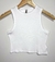 Cropped Nadador Branco Canelado - comprar online