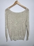 Blusa Manga Longa Metalizada Dourada - comprar online