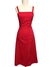 Vestido Linho Midi Vermelho - comprar online