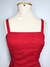 Vestido Linho Midi Vermelho - Nosso Cabide