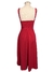 Vestido Linho Midi Vermelho na internet