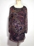 Vestido Estampa Étnica Manga Longa com Bordados