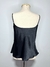 Blusa Alcinha Cetim Preta - comprar online