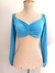 Top Tomara que Caia Manga Longa Azul Bohmee - comprar online
