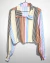 Cropped Manga Longa Listrado Colorido - comprar online