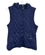 Colete Puffer Azul Petroleo Touca - comprar online
