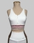 Conjunto Top e Calça Branco Listra Bege e Rosa - comprar online