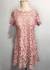 Vestido de Renda Rosa Queimado