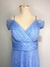 Vestido Peonia Tule Azul Serenity na internet