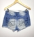 Shorts Jeans Cintura Alta Destroyed - comprar online