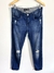 Calça Jeans Skinny Destroyed