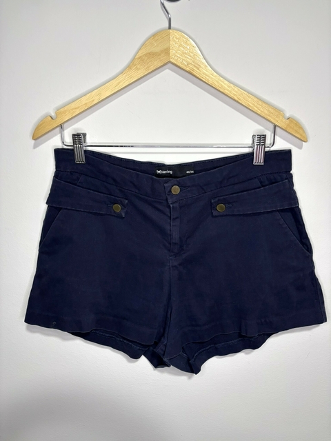 Shorts em Sarja Hering Azul Marinho