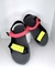 Papete Melissa+Rider Preto/Amarelo/Rosa