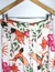 Calça Bege Estampada ELZH - Nosso Cabide