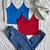 Cropped Alcinha Vermelho - Nosso Cabide