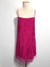 Vestido Rosa com Franja