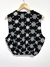 Cropped Preto Estampado - comprar online