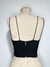 Cropped Preto Alcinha - comprar online