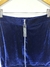 Saia Azul Veludo - comprar online