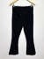 Calça Canelada Preta Flare - comprar online
