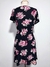 Vestido Preto com Flores Vermelhas - comprar online
