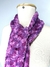 Cachecol Rosa e Roxo Tricot