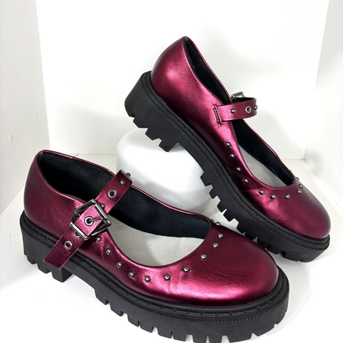 Sapato Tratorado Vinho