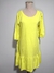 Vestido Amarelo Babado