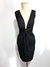 Vestido Curto Lurex Preto