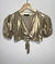 Cropped Dourado Infantil - comprar online