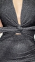 Vestido Curto Lurex Preto - loja online