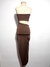 Vestido Tomara que Caia Marrom na internet