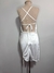 Vestido Branco Drapeado - comprar online