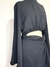 Vestido Curto Preto Manga Longa - Nosso Cabide