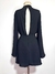 Vestido Curto Preto Manga Longa - comprar online