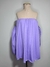 Vestido Lilás Manga Longa