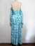 Vestido Longo Estampado Azul Tiffany Ladydress - loja online
