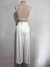 Conjunto Top e Calça Pantalona Branco - comprar online