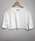 Cropped Branco Oversized