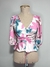 Cropped Estampado Acinturado