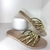 Rasteira Melissa Crystal Dourada - comprar online