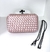 Clutch Cetim Rosa
