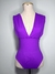 Body Maiô Roxo Decote V